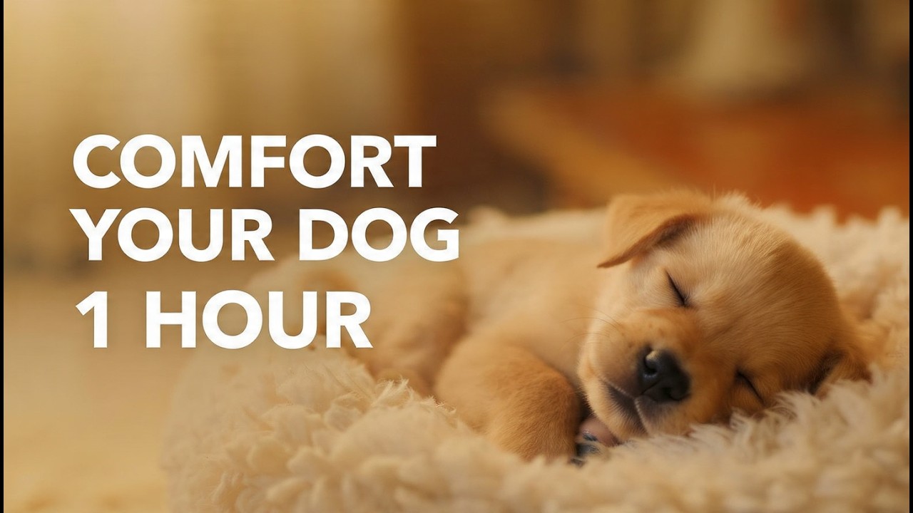 Calm Dog Music 🐶🧸 1 Hour of Anxiety Relief When Home Alone 💕