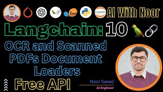 Extract Text from PDF with OCR in LangChain | Full Setup in VS Code |  LangChain Tutorial | Video 10