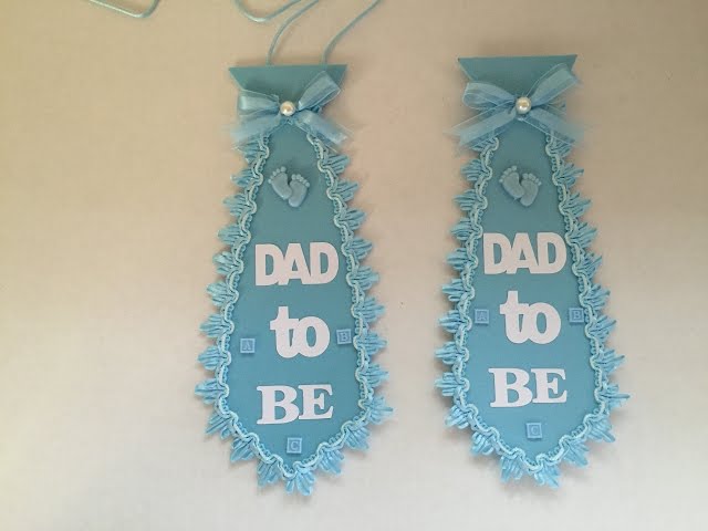 Baby Shower Series Project 4: Mom To Be and Dad To Be Corsages