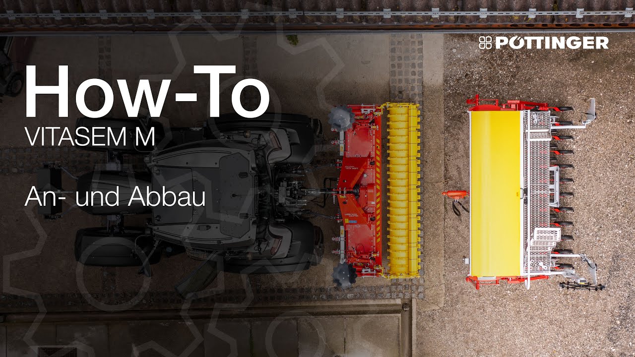 How-To: An- und Abbau VITASEM M Aufbau-Sämaschinen | PÖTTINGER