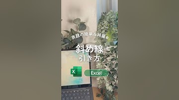 斜め線の引き方𖧷 #エクセル #excel #エクセル初心者 #excel初心者 #エクセル時短術 #エクセル時短 #エクセル時短ワザ #excel時短術 #パソコンスキル #事務職