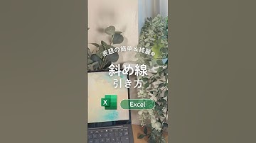 斜め線の引き方𖧷 #エクセル #excel #エクセル初心者 #excel初心者 #エクセル時短術 #エクセル時短 #エクセル時短ワザ #excel時短術 #パソコンスキル #事務職