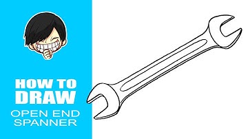 How to draw Open End Spanner