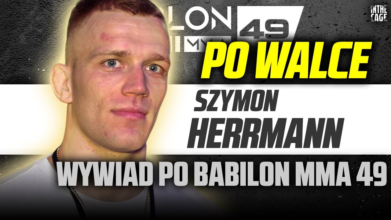 "To siadło tak, że aż się skrzywiłem" - Szymon HERRMANN nokautuje na Babilon MMA 49