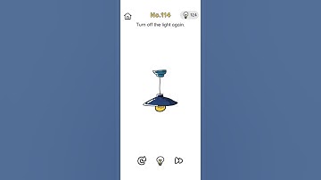 brain 🧠 test level 114. turn off the lights again?