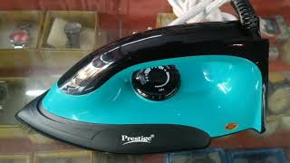Prestige PDI 07 Magic Dry Iron 1000W with Greblon Coated Sole Plate Blue #prestige #dryiron #ironbox