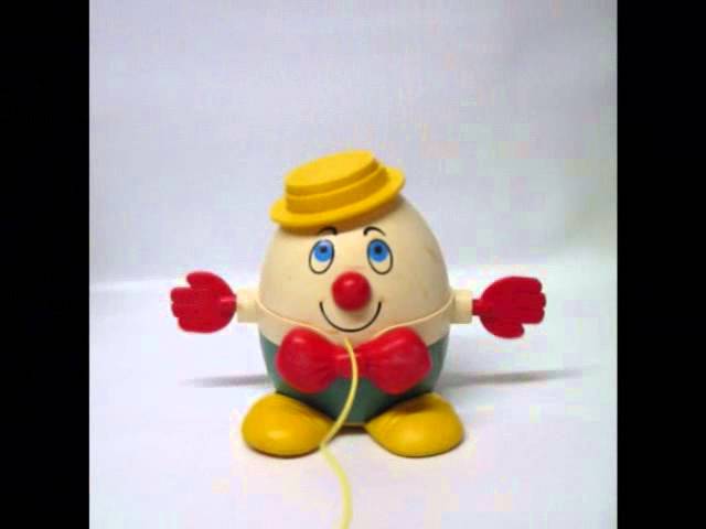 ビンテージ ハンプティダンプティ Fisher Price Humpty Dumpty Vintage Pulling Toy - YouTube