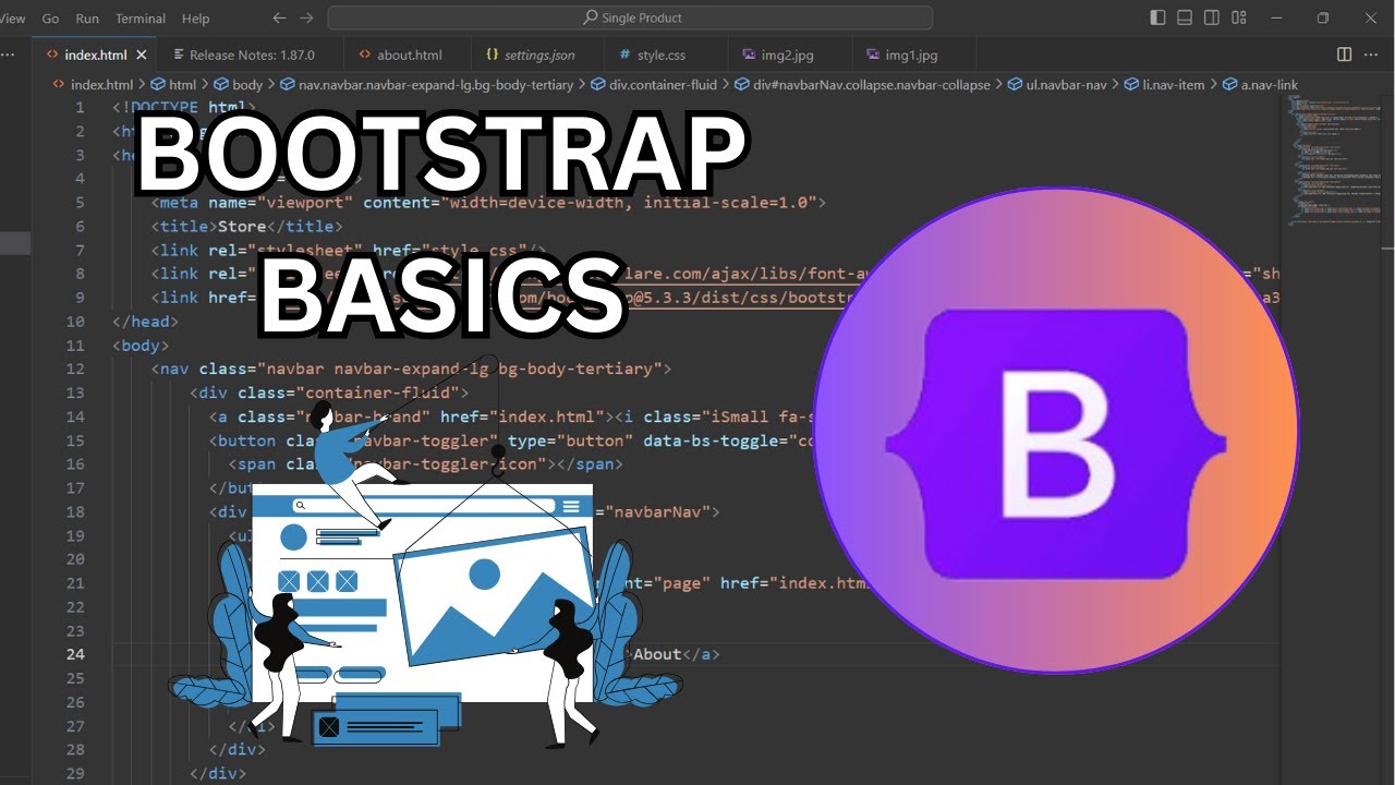 Learn Bootstrap in 20 Minutes - Tutorial for Beginners - YouTube