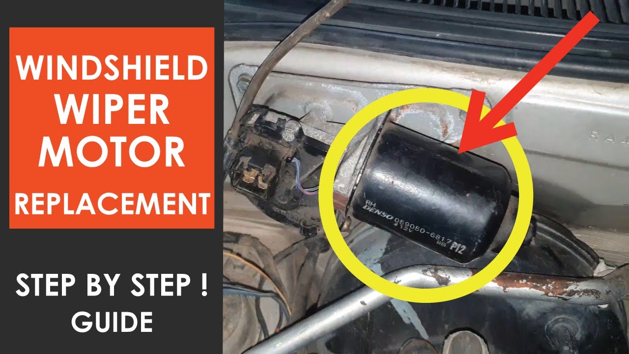 How to Replace windshield wiper motor of car Replace windshield wiper