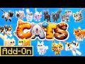 Minecraft But Cats Have SKILLS &amp; LEVEL UP… (Add-On Review!)