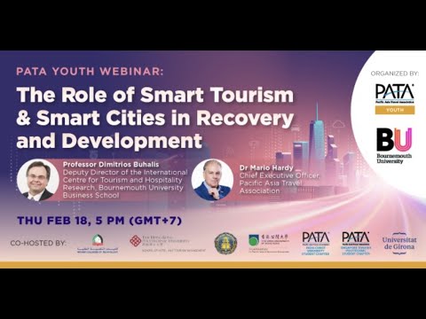 PATA Youth Webinar: The Role of Smart Tourism u0026 Smart Cities in Recovery and Development