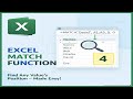 Excel MATCH Function with Practical Examples