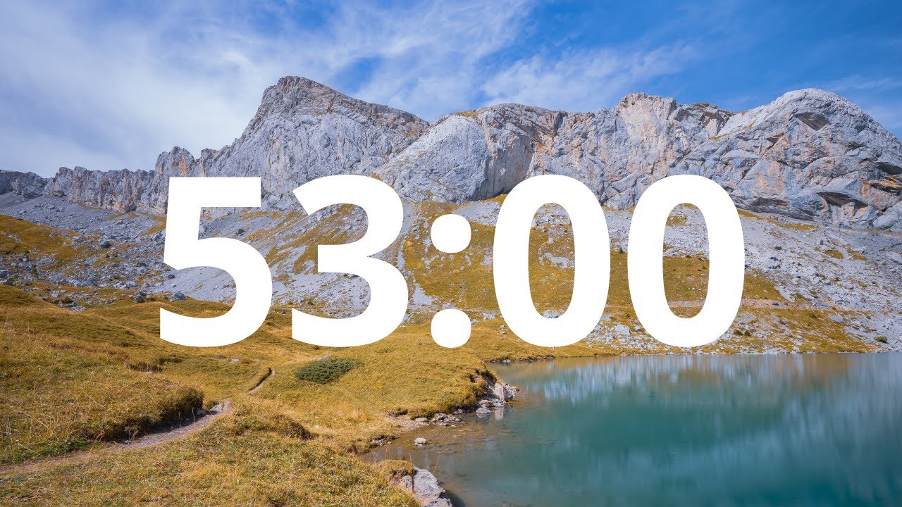 53 Minute Countdown Timer With Alarm (Simple Beep)