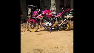 MODIFIKASI VIXION JARI-JARI PINK