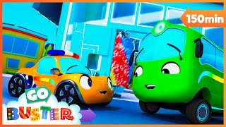 Rainbow of Fun  Learn Colors at the Rainbow Car Wash  | Go Learn With Buster | Videos for Kids