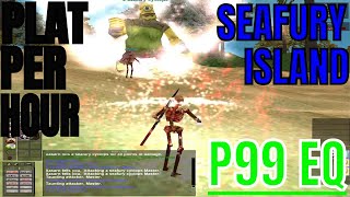 Best Plat Farming Camp per hour / Everquest Project 1999 (P99) green / Seafury Island Cyclops tested