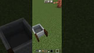 Simple shopping Cart Minecraft Build Hack #shorts