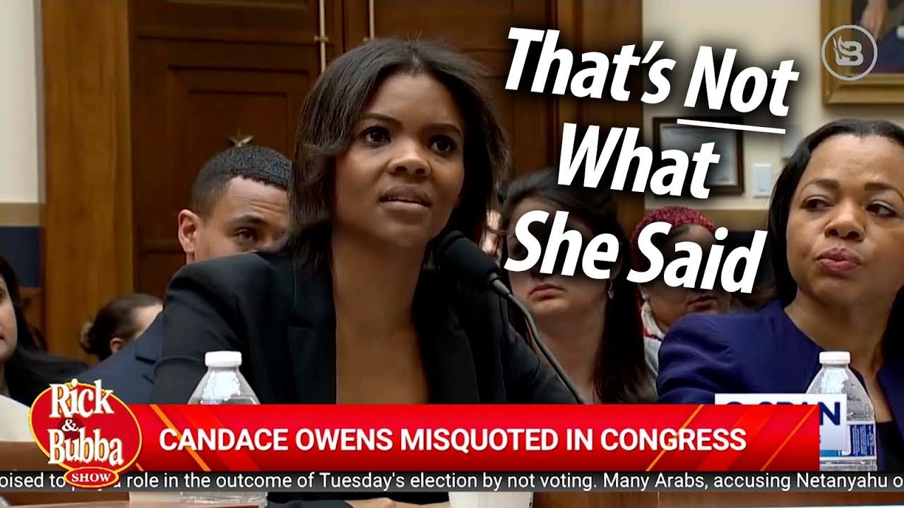 radio online Candace Owens Misquoted In Congress