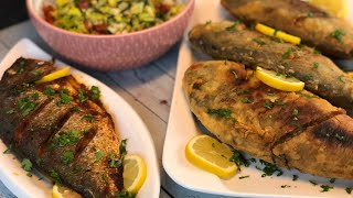 #سمك دورادو مقلي ومشوي / Dorado fish / Dorado Fisch / أم سلمى حمص