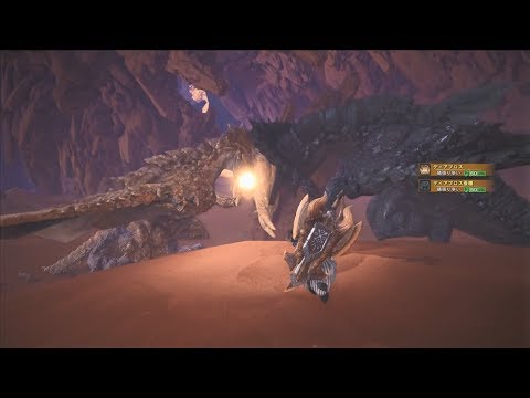 Mhw ディアブロスvsディアブロス亜種 縄張り争い Youtube