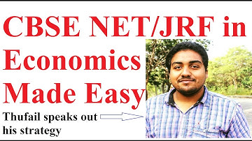 How to Prepare for NET Exam in Economics- Interview with Thufail- JRF Holder