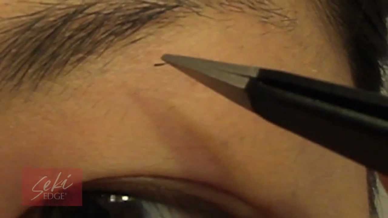 Precise & Accurate Tweezing - Seki Edge Black Matte Stainless Steel Point Tip Tweezers