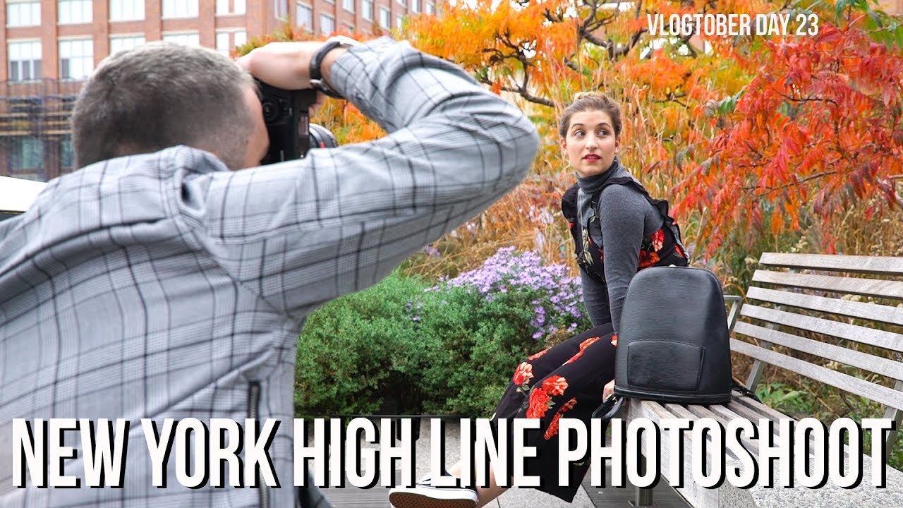 NEW YORK HIGH LINE PHOTOSHOOT | VLOGTOBER DAY 23