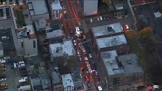 Arson task force investigating this mornings apartment building fire in Jersey City