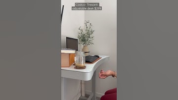 My fav work from home desk! #costco #workfromhome #workfromhomedesk #desksetup #workfromhomejobs