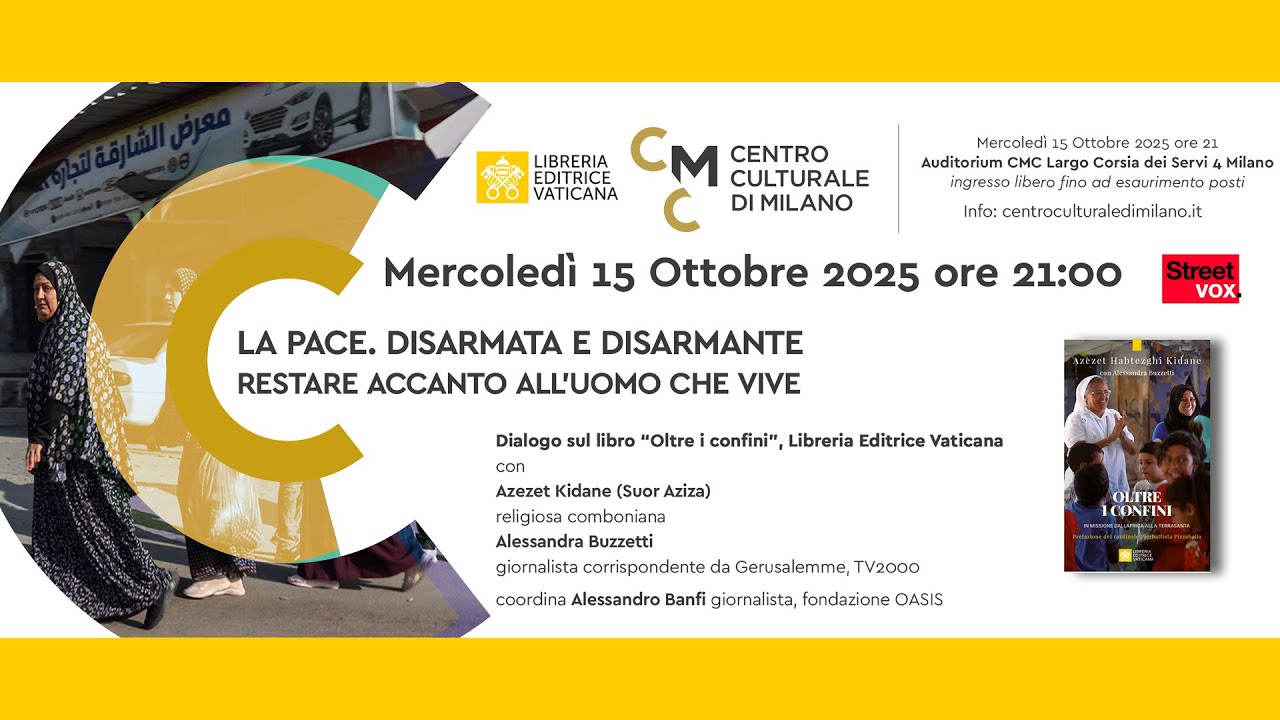 La pace. Disarmata e disarmante Restare accanto all’uomo che vive