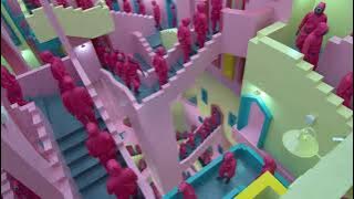 Johann Strauss II - The Blue Danube Waltz (but it's playing in the Squid Game stairs room)