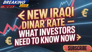 ⚠️ New Iraqi Dinar Rate Rumor — What Investors Need to Know NOW 👀 Latest RV News Today 2026!