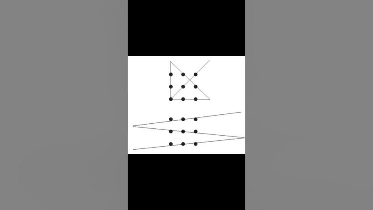Answer Key: 9 Dot 4 Lines Puzzle - YouTube