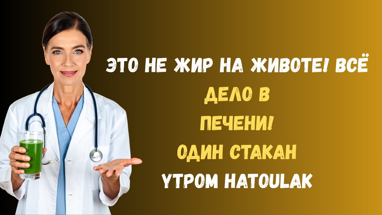 Почему живот растёт, даже если вы почти не едите? Виновата печень!