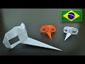 Origami: Máscara Dr. Parnassus (Riccardo Foschi) - Instruções em Português BR