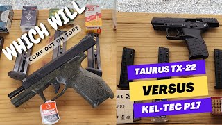 Taurus TX22 vs Kel Tec P17 | Budget 22 Pistol Shootout
