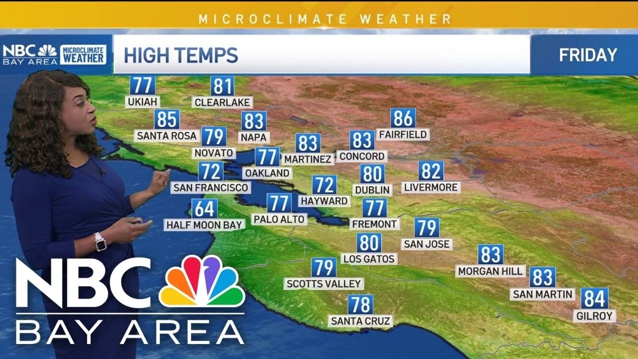 Bay Area forecast: Windy and warm - YouTube