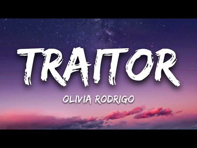 Olivia Rodrigo - Traitor (Lyrics // Cover By Habibie) class=