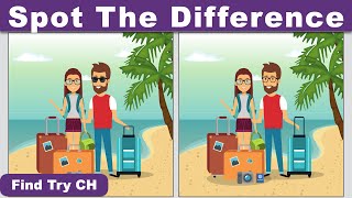 【Spot the difference quiz】Three in total! Great for brain exercises No858