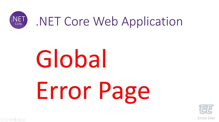 017 - .Net Core: Global Error Page for Unhandled Exceptions