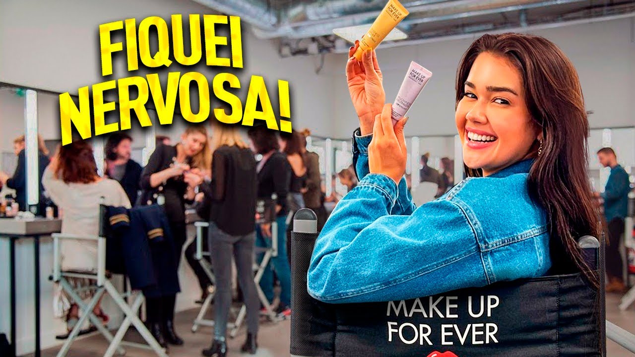 MEU PRIMEIRO DIA DE AULA NA MAKE UP FOR EVER EM PARIS