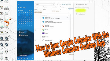 How to Sync Google Calendar With the Windows Calendar Desktop App