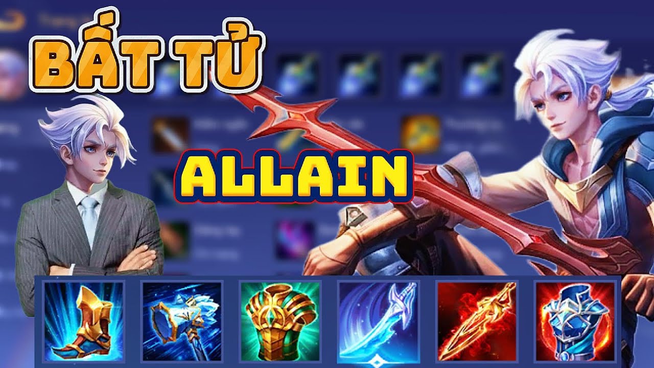 [LIÊN QUÂN] BUILD ĐỒ ALLAIN ĐI TOP BẤT TỬ 2025 CỰC LỖI GAME -  InuYashaYK #lienquan #inuyashayk