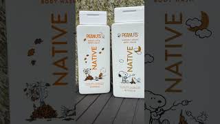 Native x Peanuts Collection #nativebeauty #peanuts #snoopy #bodywash #fall #fallvibes