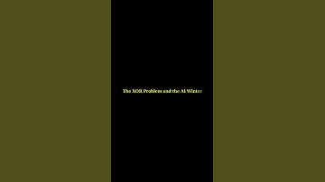 The XOR Problem: The tiny math puzzle that froze AI for years.  #XORProblem #AIWinter #NeuralNetwork