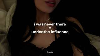 under the influence x I was never there // (tiktok remix)