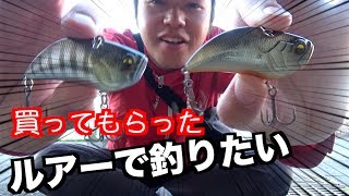 視聴者に買ってもらったルアーで釣れるのか？【レベルバイブBIG】