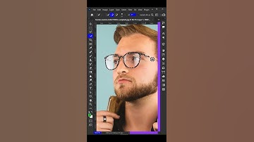 How To Turn Normal Glasses Into Sunglasses In Photoshop | Photoshop Tutorials #shorts #photoshop