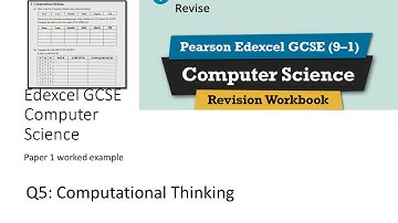 Q5a: Edexcel GCSE Computer Science Paper 1