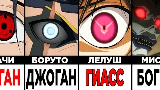 Сильнейшие Глаза в Аниме
